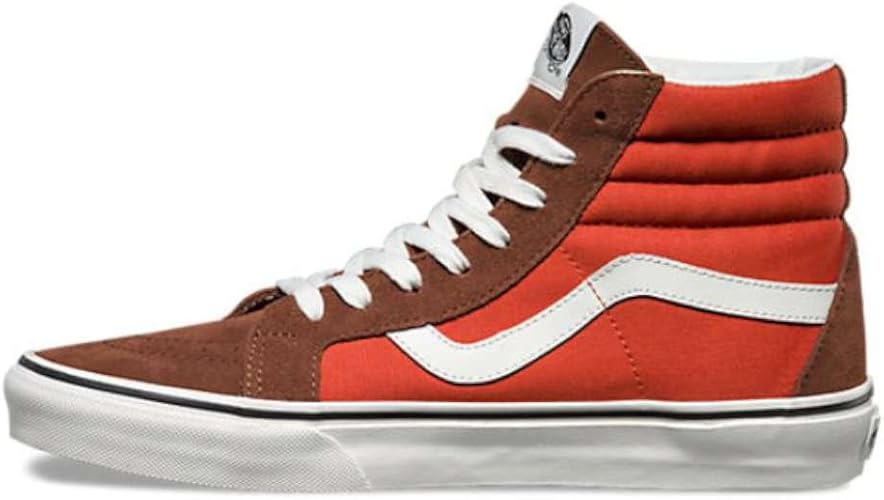 orange sk8 hi vans