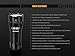 FENIX FD65 adjustable focus 3800 Lumen CREE LED military/search rescue Flashlight with 2 X EdisonBright BBX3 battery carry cases bundle
