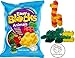 Gummy Blocks Candy (1 Packs Animal Style) Includes Gloves by Easy Blocks I Gummies Soft & Chewy I Play & Eat I More Play Value Than Gummy Bears or Gummi Worms I Anim-Blocks-1