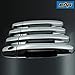 E-Autogrilles Triple Chrome Plated ABS 4 Door Handle Cover without Passenger Keyhole for 02-06 Toyota Camry / 03-13 Toyota Corolla / 01-07 Toyota Highlander / 03-13 Toyota Matrix / 01-11 Toyota RAV4 / 04-08 Toyota Camry Solara / 07-12 Toyota Yaris / 04-09 Toyota Prius / 05-08 Scion xA / 08-10 Scion xB / 08-10 Scion xD / 05-10 Scion tC (64-0507)