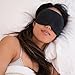 Luxury Contoured Eye Sleep Mask for Men & Women - Light Blocking Black Out Sleeping Eye Mask | Blindfold for Deep, Tranquil, Restful Sleep | Silky Soft Cotton | Eye Cover w/Adjustable Straps