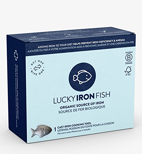 Iron deficiency anemia solution, The Lucky Iron Fish, Natural alternative to iron supplements for anemia with NO adverse side effects; iron supplement that is Gluten free and Vegan friendly