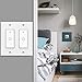 Smart Switch WiFi Wall Light Switch Compatible with Alexa Google Assistant, Neutral Wire Required, Single Pole, 2 Gang
