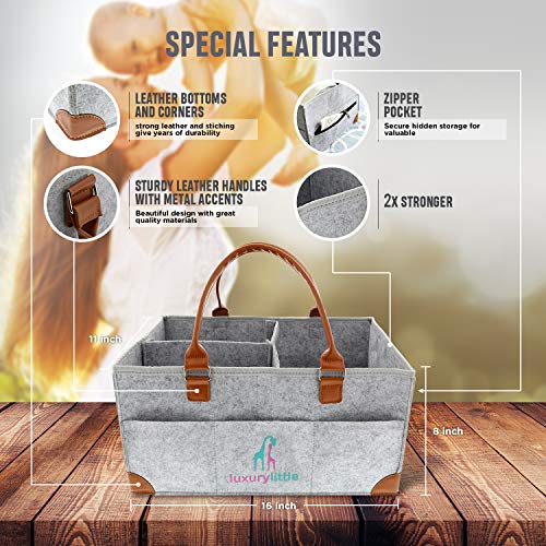 3 Baby+Diaper+Caddy+Organizer+Portable