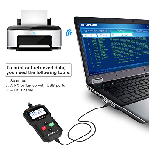 Geartronics OBD2 Scanner Vehicle CAN Scan Tool Automotive Diagnostic Code Reader for Cars Check Engine Light Diagnostic Scan Tool