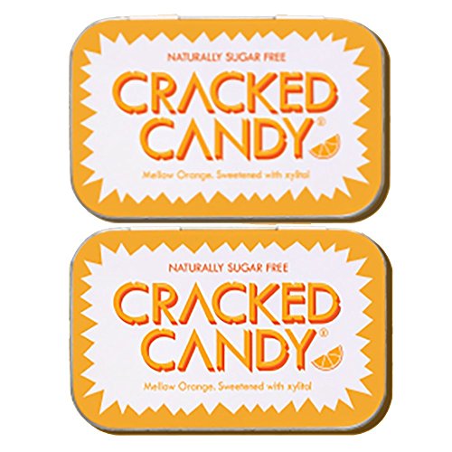 Cracked candy mellow orange sugar free candy, made with…