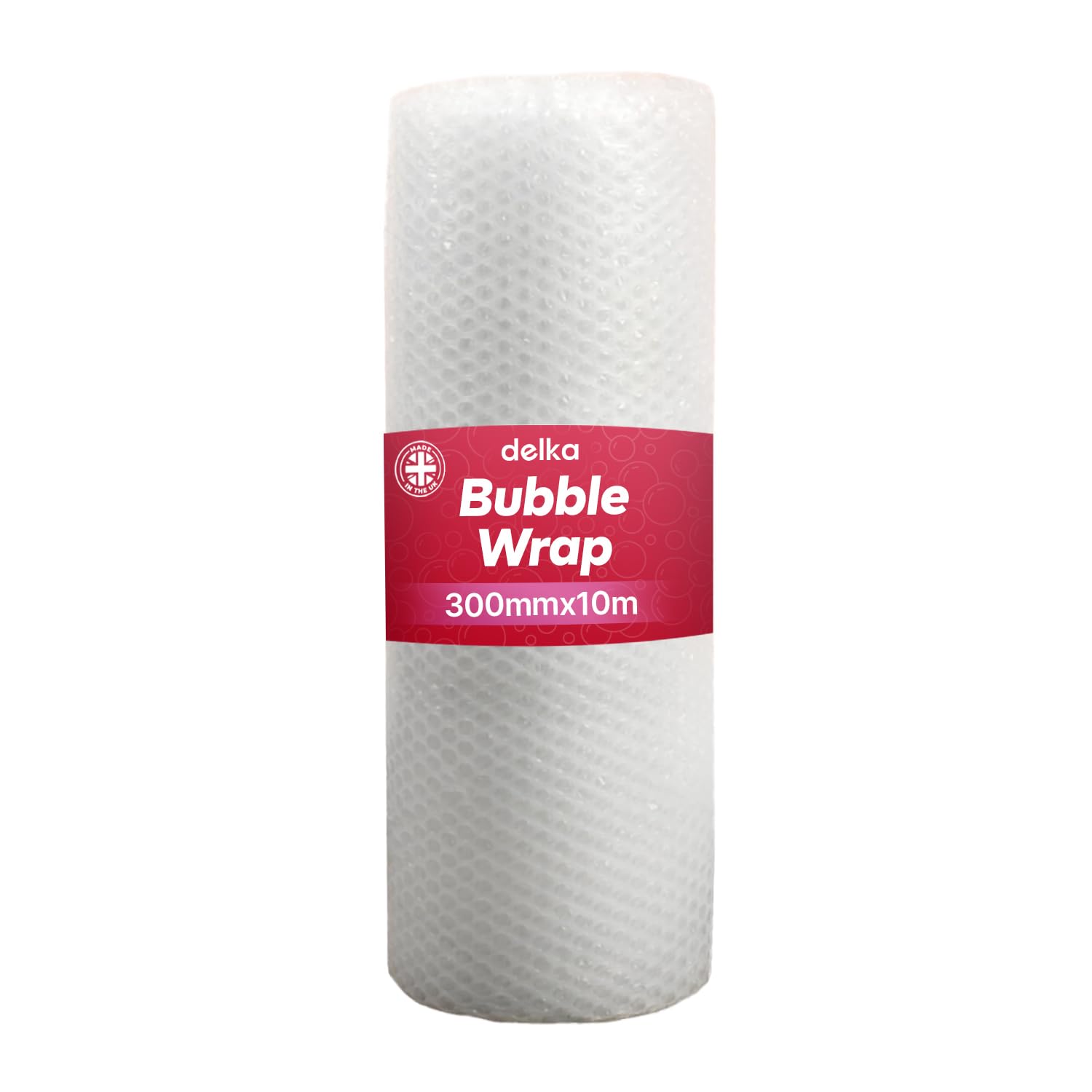 delka Bubble Wrap Premium Quality Material for Fragile Items, Moving, Storage & Shipping, Environmentally Friendly and Cost Effective (300mm x 10m)