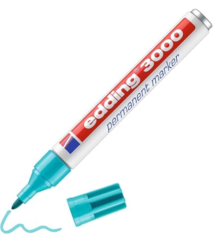 Edding 5000 Marcador Acrílico De Trazo Grueso - Rojo - 1 Rotulador