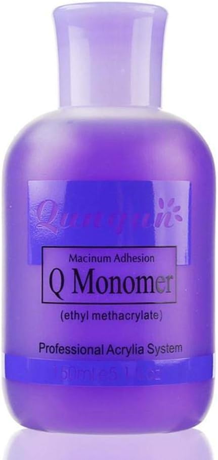 Dxpow 150ml Professional Nail Polish Q Monomer Acrylic Nail Liquid Crystal Liquid for Nails Manicure Material Nail Art Powder Dust Nails Tips Tool
