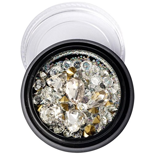 image for Women's 3D Nail Art Glitter Diamonds, Iuhan Sexy Nail Art Rhinestones 