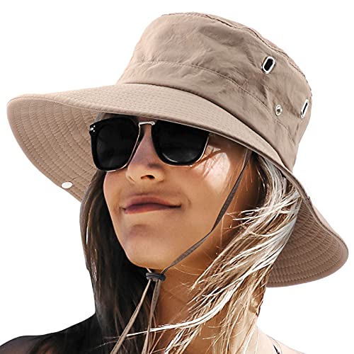 NSYOOMH Women Mens Sun Hats with uv Protection, UPF 50+ Foldable