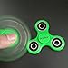 Fidget Spinner, [2 pack] iVoler Hand Spinner EDC Toy Tri-Spinner Ultra Durable Bearing Non-3D printed Fidget Focus Novelty Toy (Green)