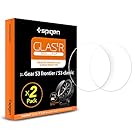 Spigen Gear S3 Screen Protector Tempered Glass 2 Pack for Samsung Gear S3 Frontier / Gear S3 Classic