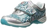 Stride Rite Disney Frozen Light-Up Sneaker (Toddler/Little Kid),Silver/Turquoise,13 M US Little Kid