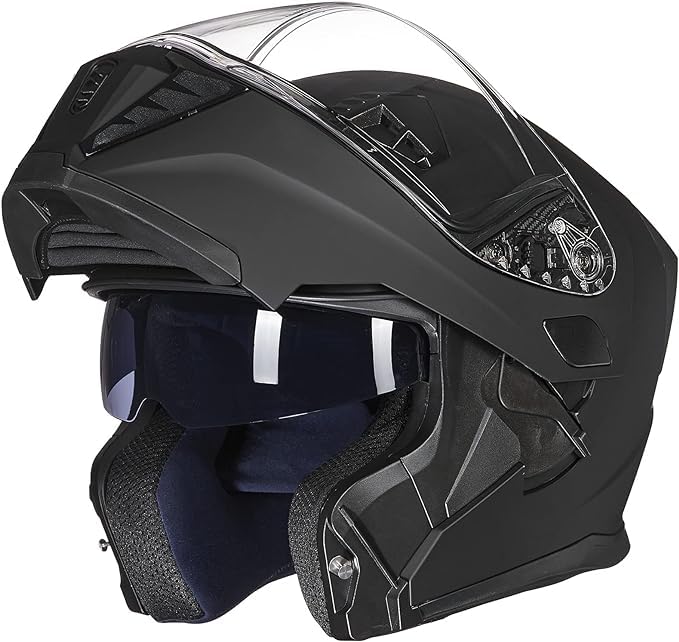 ILM Motorcycle Modular Full Face Helmet Flip up