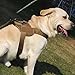 Yunlep Tactical K9 Dog Vest Harness Service Dog Vest Nylon Patrol Training Harness for Dog Outdoor Sports