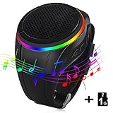 SVPRO Portable Wireless Bluetooth Watch Speaker,Convenient Smart Bracelet Speaker Wrist Music Player with Hands-free call,Radio,Self-timer,Supporting USB,TF Card Taking Photoes (X10, black)