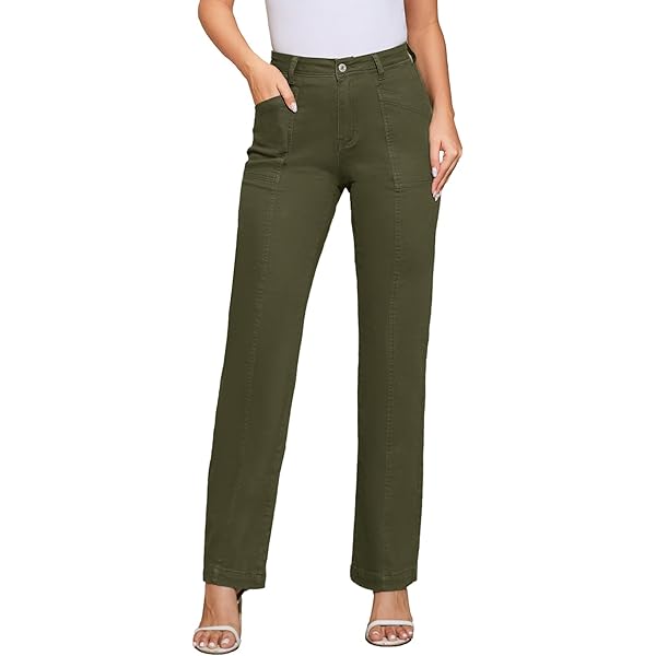 Black Wide Leg High Waisted Pants | USA