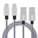 USB Type C Cable, AOKER [2Pack] [10ft] Nylon Braided Long Cord USB Type A to C Charger Cord for Samsung Galaxy S8 plus, Galaxy S8,Google Pixel, Pixel XL, LG G6 V20 G5, Nintendo Switch (2Pack 10ft)