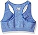 New Balance Girls' Big Performance Sport Bra, Twilight Heather, 10/12