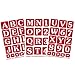 Armour Products Etch Over N Over Stencil with 1.5-Inch Letters, 3 Sheets