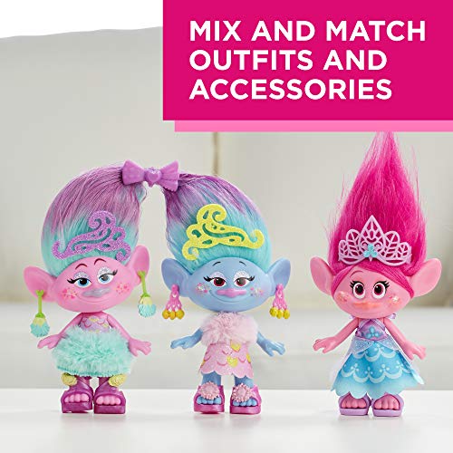 Dreamworks Trolls Poppy Twins Celebration Pack 3 Dolls 9 Tall With dreamworks-trolls-poppy-twins-celebration-pack-3-dolls-9-tall-with