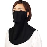 YAKeNU UV CUT MASK UV Sun Protection Mask for Face & Neck, Yake-nu Standard, Hook and Loop Closure