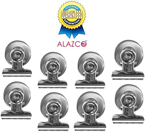 8 pc Refrigerator Magnet Clip 1" wide Magnet/Clip