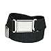 CTM Kids' Adjustable Elastic Belt with Magnetic Buckle, Black