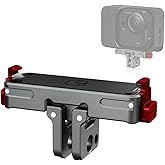 Quick Release Magnetic Adapter Mount Foldable for Insta360 GO Ultra Camera | Aluminum Alloy Magnetic Expansion Adapter with 1/4" Screw Hole Connector for Tripod, Selfie Stick, Action Camera Accessories