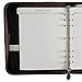Day-Timer Sienna Simulated Leather Starter Set, Undated, 7 Ring, Folio Size, Sienna Brown (48432)