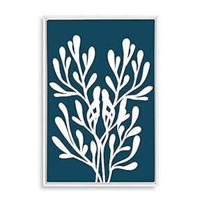 Framed Canvas Wall Art for Living Room, Bedroom Coral Theme Canvas Prints for Home Decoration Ready to Hang - 16x24 inches
