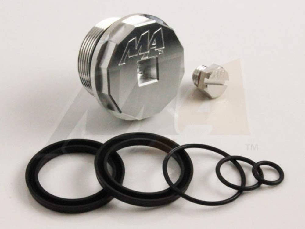 01-10 Duramax Deluxe Filter Head Rebuild Kit, Includes Seals, Billet Wif Plug, B - 10218