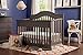 DaVinci Brook 4-in-1 Convertible Crib with Toddler Bed Conversion Kit in Slate, Greenguard Gold Certified