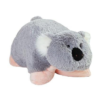 My Pillow Pets Koala Large Grey And Peach Amazon Co Uk Toys