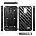 Evocel Explorer Series Phone Case Compatible with G Stylo 3 (2017 Release) with Belt Clip Holster and Slim Profile, Black