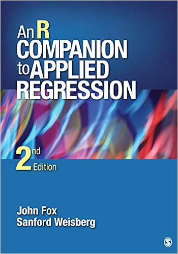 An R Companion To Applied Regression 2 Fox Jr John Harvey Sanford Weisberg Amazon Com