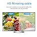 MHL to HDMI Video Cable Adapter, Weton HD 1080P Video Digital AV Cable AirPlay HDTV Adapter MHL USB Cable Compatible for All Smart Phones to TV/Projector/Monitor