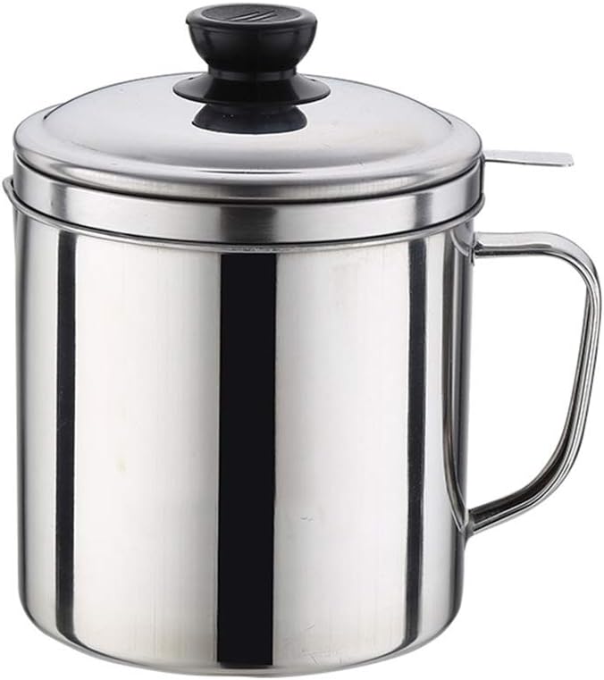 Stainless Steel Oil Filter Cup Cooking Oil Fat Separator