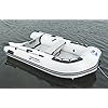 Inflatable-Sport-Boats-Dolphin-88-Model-270-Air-Deck-Floor-Dinghy-with-Seat-Bag