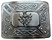 UT Kilts Scottish Kilt belt buckle #6 Antiqued Black Finish (Antiqued Black)