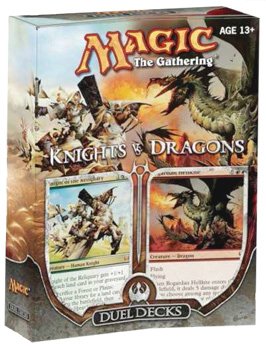 Magic the Gathering: MTG Duel Decks: Knights vs Dragons (Two 60 Card Decks)