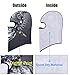 KINGREE Balaclava Ski Mask, Motorcycle Helmets Liner Ski Gear Neck Gaiter, Animal Print Series Quick-Dry Mask (15 Shark)