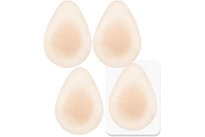 Majurphy Reusable 2 Pair Silicone Nipple Covers –Reusable Seamless Invisible Lifting Pasties with Storage Board for Women | L