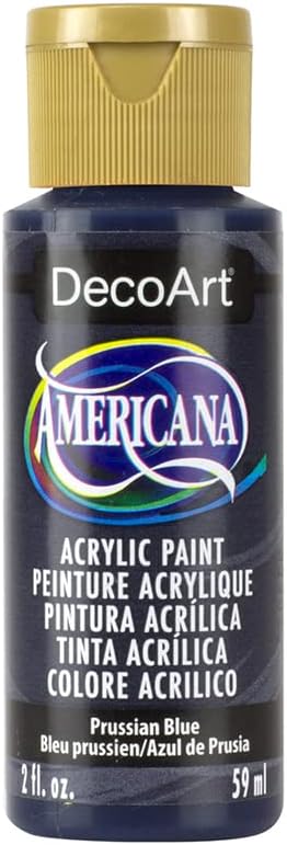 DecoArt Americana Acrylic Multi-Purpose Paint Prussian Blue 2 oz
