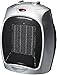 AmazonBasics 1500 Watt Ceramic Space Heater with Adjustable Thermostat - Silver