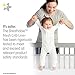 BreathableBaby Breathable Mesh Crib Liner – Deluxe Ruffle Collection – Blush – Fits Full-Size Four-Sided Slatted and Solid Back Cribs – Anti-Bumper