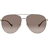 Gucci Aviator-Frame Metal Sunglasses