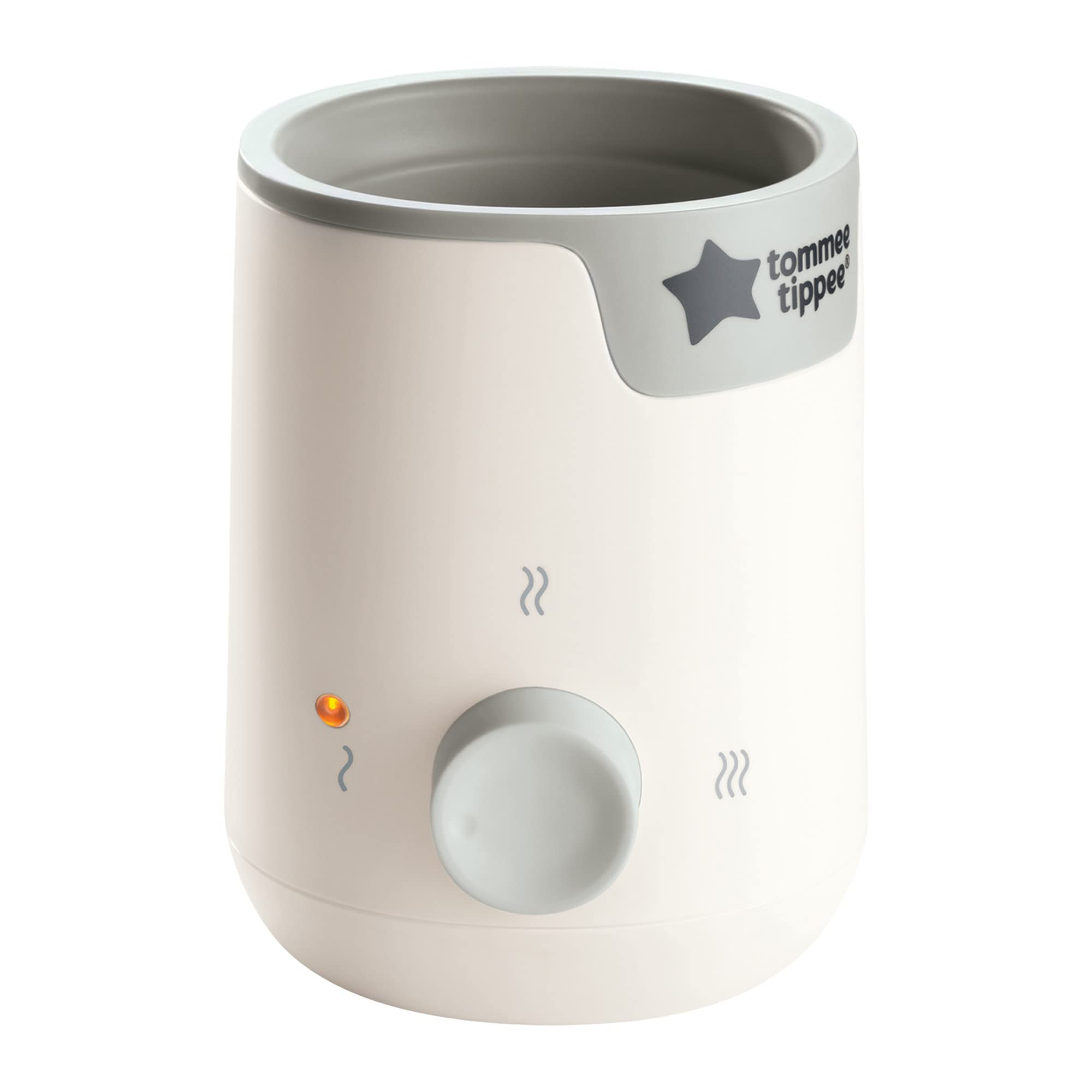 Tommee Tippee Easiwarm Bottle Warmer, White, Warms Breast Milk to Body Temperature in 4 Minutes, with Automatic Timer and One-Dial Operation
