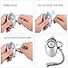 Personal Alarm Keychain ASTUBIA SOS Emergency Self Defense Safety Alarm for Students/Women/Kids/Girls/Superior/Elderly Anti-Theft Anti-Attack (Silver, 2-Pack)